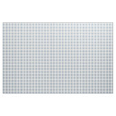 Gingham patroon kust geruit wit gedempte blauwe stof (Fat Quarter)