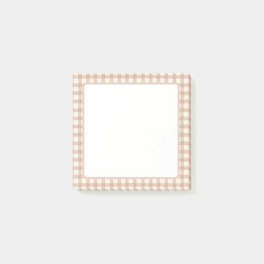 Gingham patroon post-it® notes (Voorkant)