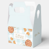 Gingham Patroon Waterverf Gebak Bakkerij  Bedankdoosjes (Geopend)