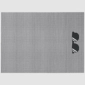 Gingham patroon Zwart Wit Leuke Zonnebril Pret Tissuepapier (Voorkant)