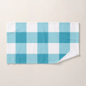 Gingham Pattern Bad Handdoek (Handdoek)