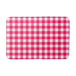 Gingham Pattern Badmat