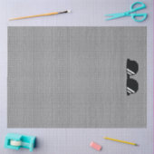 Gingham Pattern Black White Cool Sunglasses Fun Tissuepapier (Craft)