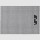 Gingham Pattern Black White Cool Sunglasses Fun Tissuepapier (Voorkant)