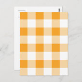 Gingham Pattern Briefkaart (Voorkant / Achterkant)