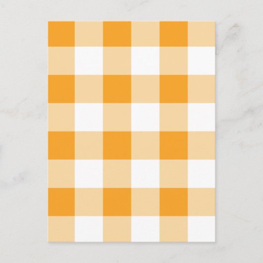 Gingham Pattern Briefkaart (Voorkant)