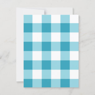 Gingham Pattern Briefkaart