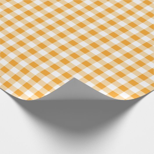Gingham Pattern Cadeaupapier (Hoek)