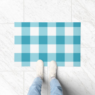 Gingham Pattern Deurmat