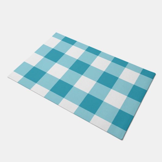 Gingham Pattern Deurmat (Schuin)
