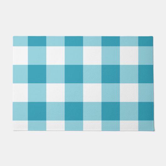 Gingham Pattern Deurmat (Voorkant)