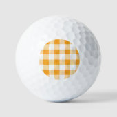 Gingham Pattern Golfballen (Voorkant)
