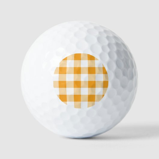 Gingham Pattern Golfballen (Voorkant)