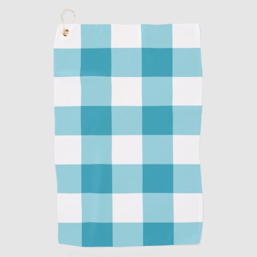Gingham Pattern Golfhanddoek (Voorkant)