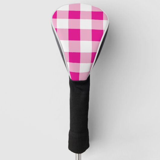 Gingham Pattern Golfheadcover (Voorkant)
