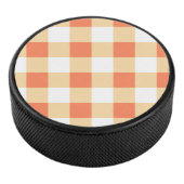 Gingham Pattern Hockey Puck (3/4)