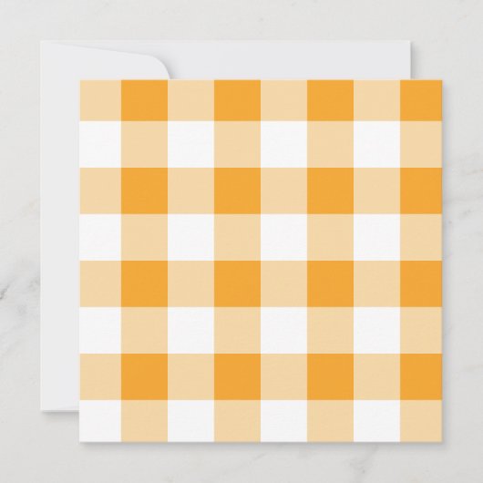 Gingham Pattern Kaart (Voorkant)