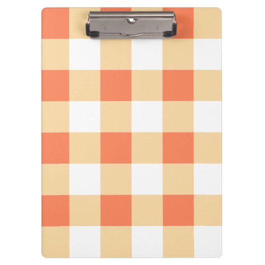 Gingham Pattern Klembord (Voorkant)