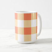 Gingham Pattern Koffiemok (Voorkant rechts)