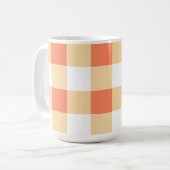 Gingham Pattern Koffiemok (Voorkant links)