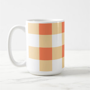 Gingham Pattern Koffiemok