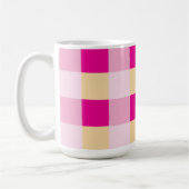Gingham Pattern Koffiemok (Links)