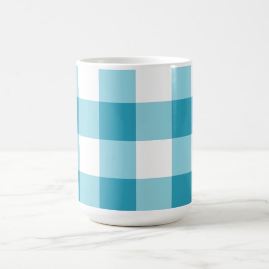 Gingham Pattern Koffiemok (Center)