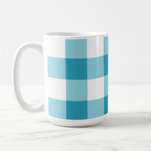 Gingham Pattern Koffiemok