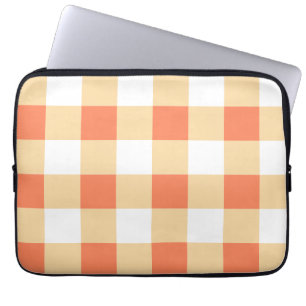 Gingham Pattern Laptop Sleeve