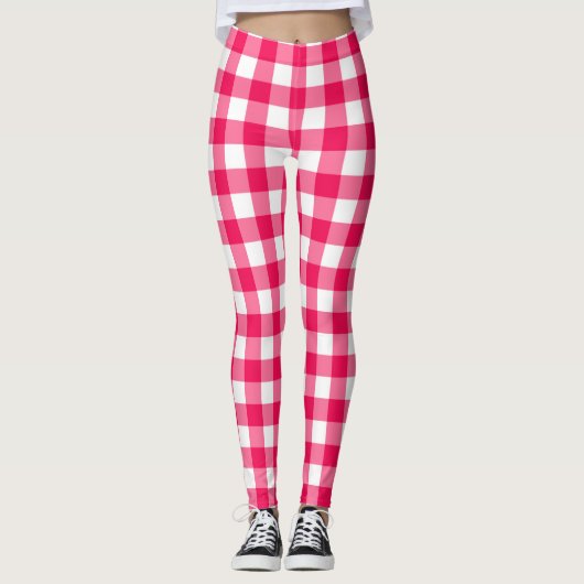 Gingham Pattern Leggings (Voorkant)