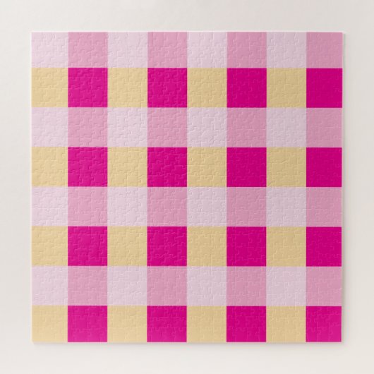 Gingham Pattern Legpuzzel (Horizontaal)