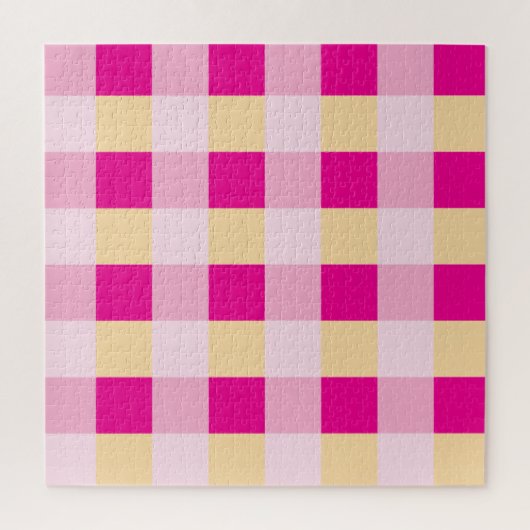 Gingham Pattern Legpuzzel (Verticaal)