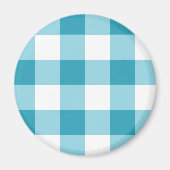 Gingham Pattern Magneet (Voorkant)