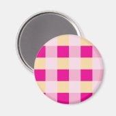 Gingham Pattern Magneet (Voorkant / Achterkant)