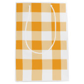Gingham Pattern Medium Cadeauzakje (Voorkant)