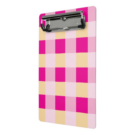 Gingham Pattern Mini Klembord (Angled2)