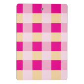 Gingham Pattern Mini Klembord (Achterkant)
