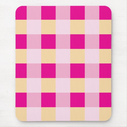 Gingham Pattern Muismat (Voorkant)