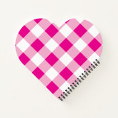 Gingham Pattern Notitieboek (Achterkant)