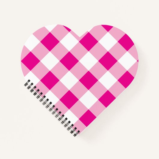 Gingham Pattern Notitieboek (Voorkant)