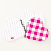 Gingham Pattern Notitieboek (Binnen)