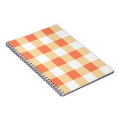 Gingham Pattern Notitieboek (Rechterzijde)