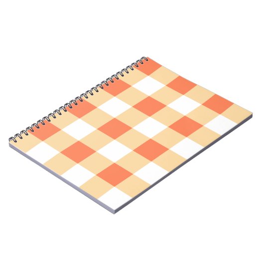 Gingham Pattern Notitieboek (Linkerzijde)