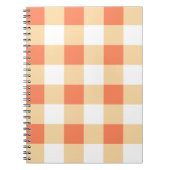 Gingham Pattern Notitieboek (Voorkant)