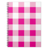 Gingham Pattern Notitieboek (Voorkant)