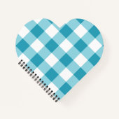 Gingham Pattern Notitieboek (Voorkant)