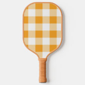 Gingham Pattern Pickleball Paddle (Voorkant)