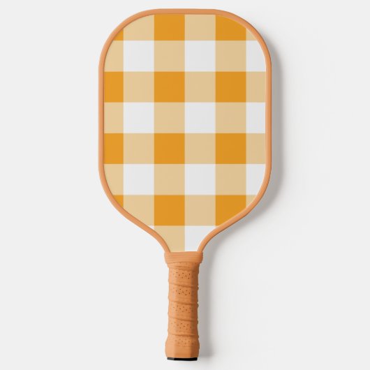 Gingham Pattern Pickleball Paddle (Achterkant)