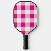 Gingham Pattern Pickleball Paddle (Voorkant)