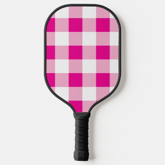 Gingham Pattern Pickleball Paddle (Achterkant)